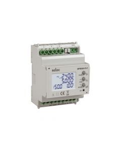 MFM384-C-CE Selec LCD multifunction meter with RS485 communication, %THD up to 31st level, 85 to 270V AC, Class 1 (Class 0.5 option) 