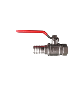 1" SS Ball Valve With Hose Collar - Marichi 