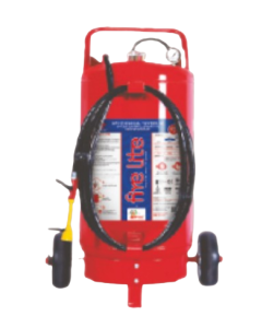 50 kg DCP BC 75% SBC Co2 Trolly Mounted Fire Extinguishers Firelite