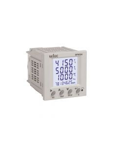 MFM284-C-CE Selec LCD multifunction meter with RS485 communication, 72 x 72 mm size, 85 to 270V AC