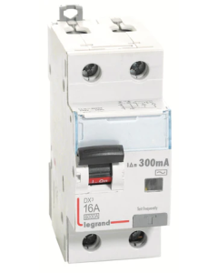 DX3 AC  RCBO 2 pole 240 V AC Type  300mA 16 A - Legrand - 411336