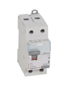 DX3 AC  RCBO 2 pole 240 V AC Type  300mA 25 A - Legrand - 411337