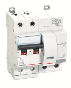 DX3 AC  RCBO 2 pole 240 V AC Type  300mA 40 A - Legrand - 411339