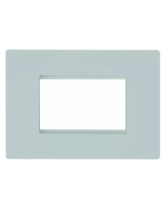 3 Module Classic white plate + + Frame - Lyncus