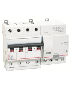 DX3 AC  RCBO 4 pole 415 V, AC Type  30mA 16 A - Legrand - 411365