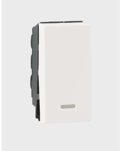 1 Way white Switches – 20 A - 250 V AC - SP - With indicator 1 module - Arteor Legrand