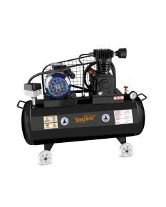 Speedwel 1HP 90ltr Reciprocating Air Compressor (Compressor With Receiver) Single Stage Single Cylinder SW111