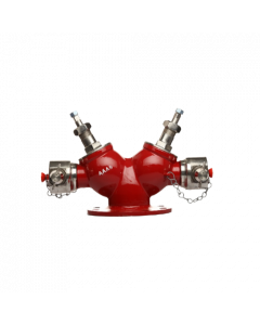 S.S Double headed hydrant valve - AAAG