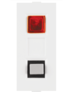 White Bell Indicator 240V,50Hz ROMA Classic White 20358