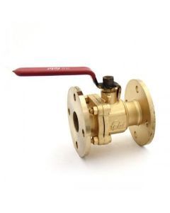 20mm Bronze Ball Valve Flanged Ends, Full Bore, Two Piece Design FV-502 ATAM