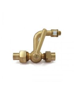 15mm Bronze Pressure Gauge Cock Screwed Ends AV-241 ATAM