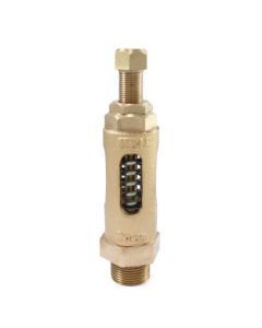 15mm Bronze Pressure Relief Valve (Safety Valve) Open Discharge Screwed Ends AV-36 ATAM
