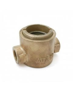 Bronze Sight Glass Screwed Ends With Toughened Glass AV-238 ATAM