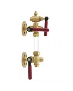 20mm Bronze Water Level Gauge Sleeve Packed Flanged End-AV-214 ATAM