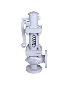 Cast Carbon Steel Spring Loaded Full Lift Safety Valve (Right Angle Pattern) Inlet Flange to BS-10, Table 'H' , Outlet Flange to BS-10 Table 'D'-AV-285-25mm*40mm