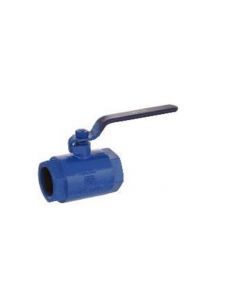 Cast Iron Ball Valves With Teflon Seals, Stainless Steel Ball &amp; STEM, MS Lever With PVC COATING-FLANGED 3PC DESIGN-20mm