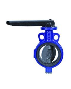150mm Cast Iron Wafer Type Butterfly Valve as per PN-16 with S.S. (CF-8) Disc AV-96E ATAM