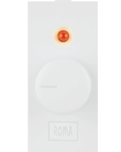 Dimmer Tiny 450 W (For Incandescent  Lamp) ROMA Classic White 20799