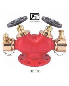 GM Double Headed Hydrant Valve (SF 103) Oblique type - Swati  