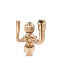 IBR Bronze Inspectors Test Gauge Valve With Bend, IBR-19 - SANT Valves