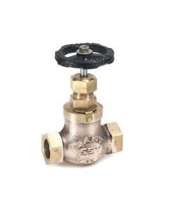 Bronze Globe Steam Stop Valve, IBR, Screwed, IBR-1A - SANT Valves