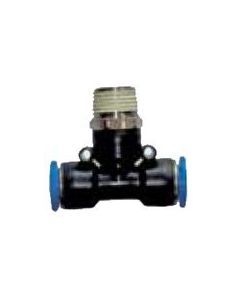 Mercury 1/4" X 06 MM OD Push Type Male Branch Tee - MPB 06 - 02  (Pack of 10)