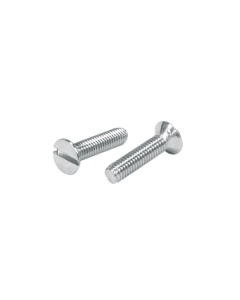 M6 Dia 20 Length Metric Thread Slotted CSK Machine Screw SS 304 (DIN-963) (Pack Of 100 Pcs)