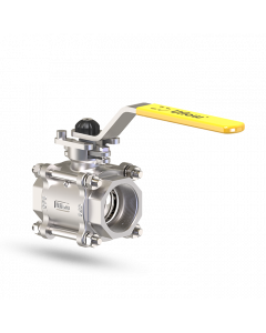 3 PIECE DESIGN SCREWED END  BALL VALVE ISO PAD  - UFLOW