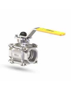 3 PIECE DESIGN SCREWED END  BALL VALVE (ISO PAD)  - UFLOW-CF8M-50mm