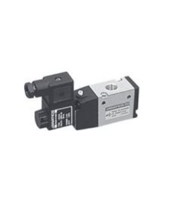 1/4" 3/2 NO  Single Solenoid pilot operated valve with spring return, DS235SR61-A 220V AC - Janatics