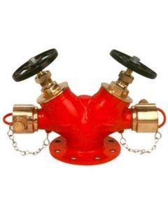 100mm Flange Inlet Size With SS Double Hydrant Valves ISI NS