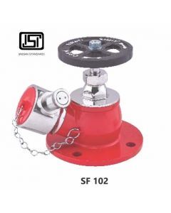 SS Single Headed Hydrant Valve (SF 102) Oblique type - Swati