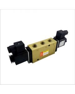 1/2"5/2 Double Solenoid Valve Techno F52204  F Series