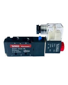 Techno 5/2 Single Solenoid Valve (Namur)-4V220-08B