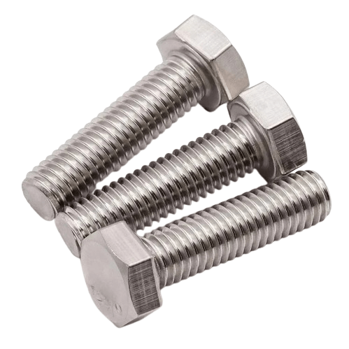 M24 x 130mm Full Threaded Hex Head Bolt AISI 304 DIN- 933 (Pack Of 100)