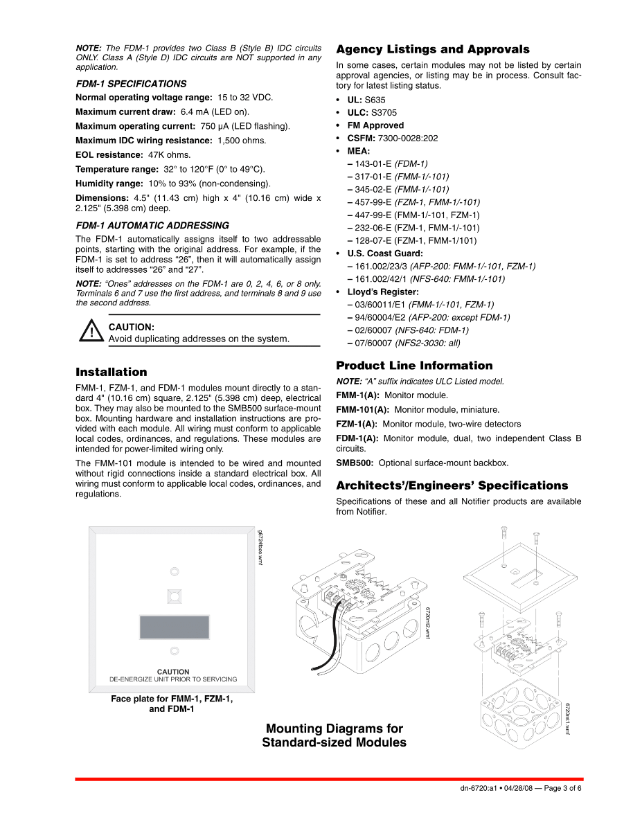 FMM-101, Monitor Modules with FlashScan®